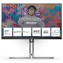 MONITOR AOC LCD IPS QD 27"...